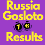 Russia Gosloto 7/49 Results Monday 15 August 2022